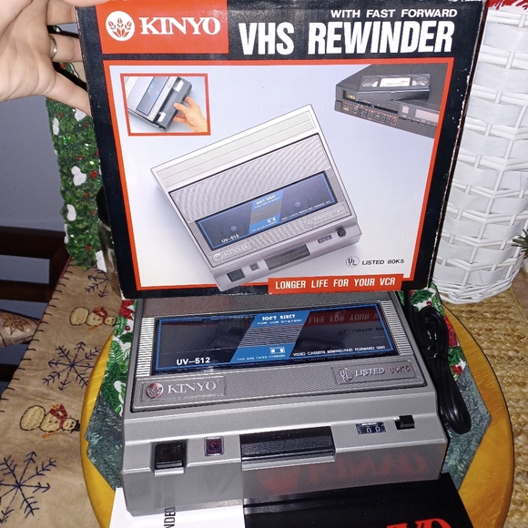 Kinyo Other New Vintage Kinyo Uv52 Vhs Video Rewinder With Fast